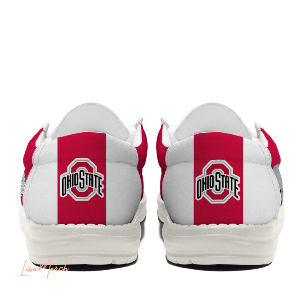 Tubopro Ohio State Buckeyes Hey Dude Shoes For Men And Women - Image 3