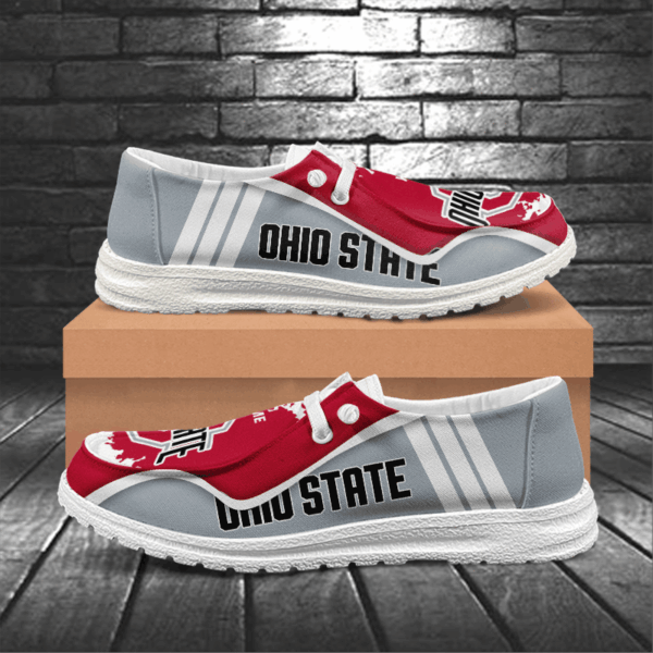 Tubopro Ohio State Buckeyes Hey Dude Shoes For Men And Women - Image 5