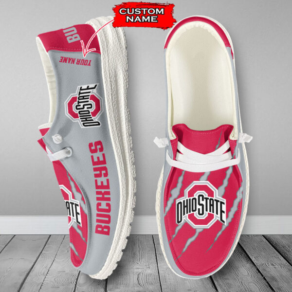 Tubopro Ohio State Buckeyes Hey Dude Shoes For Men And Women - Image 5
