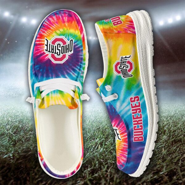 Tubopro Ohio State Buckeyes Hey Dude Shoes For Men And Women - Image 4