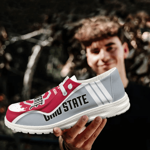 Tubopro Ohio State Buckeyes Hey Dude Shoes For Men And Women - Image 3