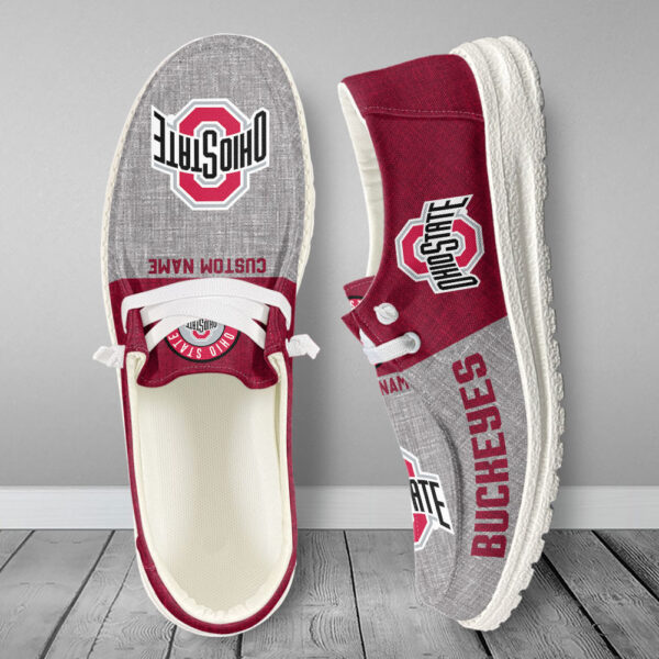 Tubopro Ohio State Buckeyes Hey Dude Shoes For Men And Women - Image 6