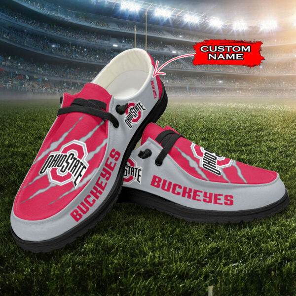 Tubopro Ohio State Buckeyes Hey Dude Shoes For Men And Women - Image 2