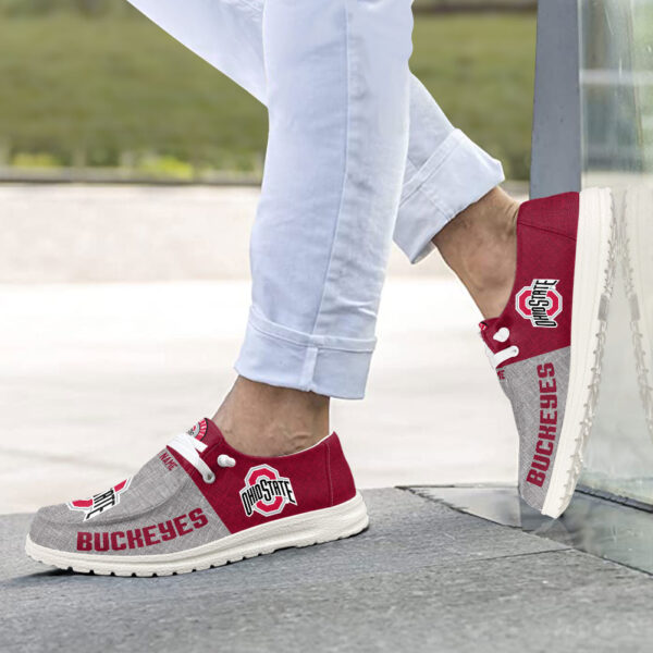 Tubopro Ohio State Buckeyes Hey Dude Shoes For Men And Women - Image 7