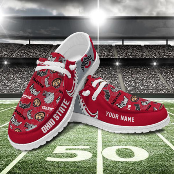 Tubopro Ohio State Buckeyes Hey Dude Shoes For Men And Women