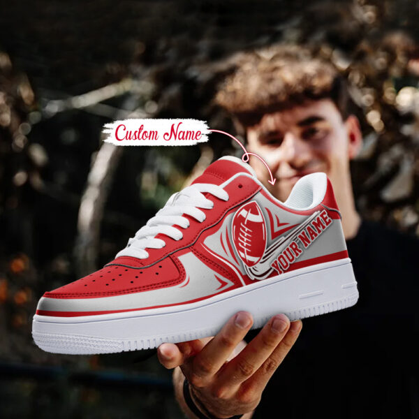Tubopro Ohio State Buckeyes NCAA Air Low-Top Sneakers Shoes For Men And Women