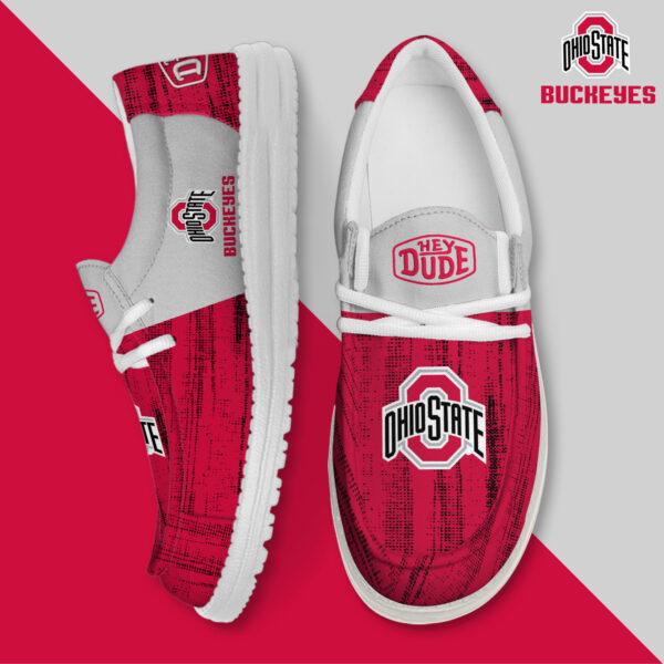 Tubopro Ohio State Buckeyes Personalized Hey Dude Shoes For Men And Women
