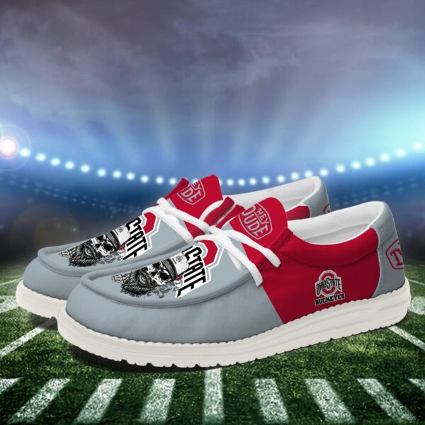 Tubopro Ohio State Buckeyes Personalized Hey Dude Shoes For Men And Women - Image 2