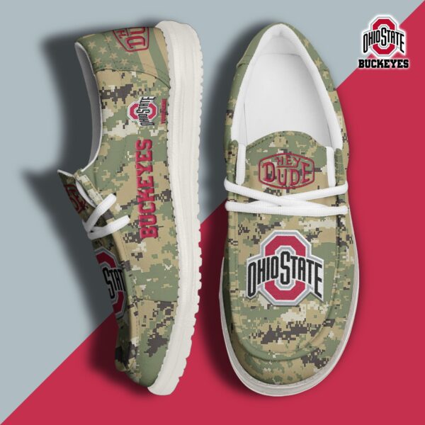 Tubopro Ohio State Buckeyes Personalized Hey Dude Shoes For Men And Women