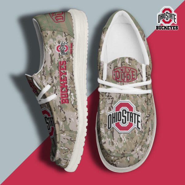 Tubopro Ohio State Buckeyes Personalized Hey Dude Shoes For Men And Women