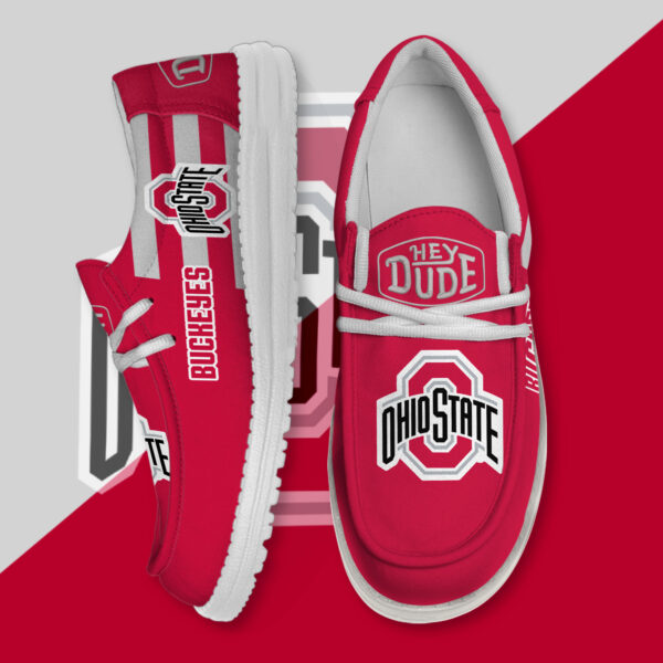 Tubopro Ohio State Buckeyes Personalized Hey Dude Shoes For Men And Women