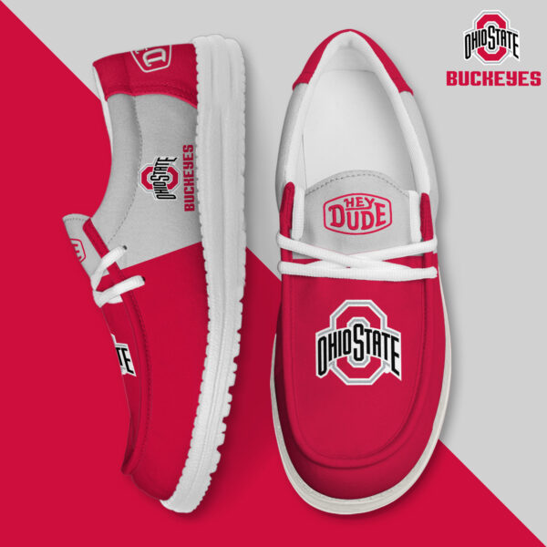 Tubopro Ohio State Buckeyes Personalized Hey Dude Shoes For Men And Women