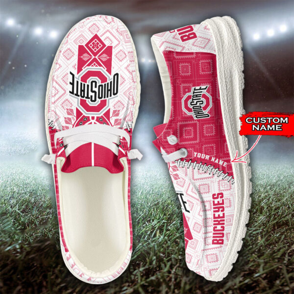 Tubopro Ohio State Buckeyes Personalized Hey Dude Shoes For Men And Women - Image 4