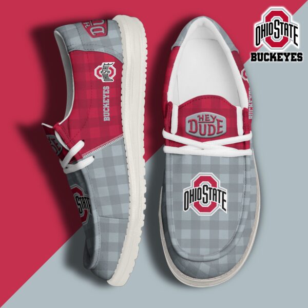 Tubopro Ohio State Buckeyes Personalized Hey Dude Shoes For Men And Women