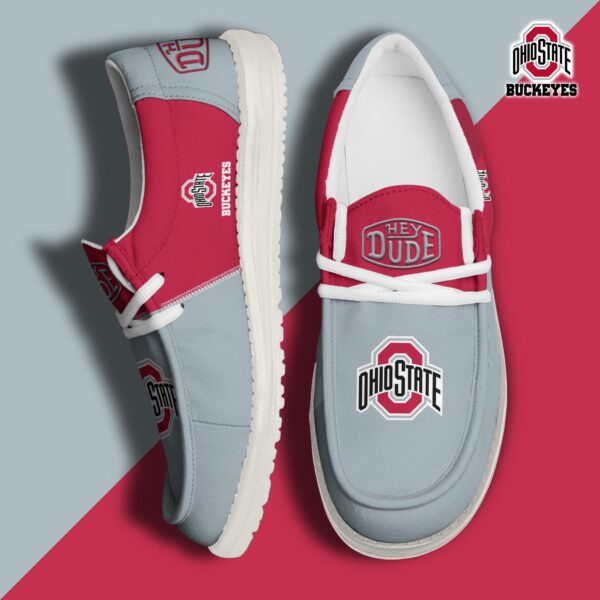 Tubopro Ohio State Buckeyes Personalized Hey Dude Shoes For Men And Women