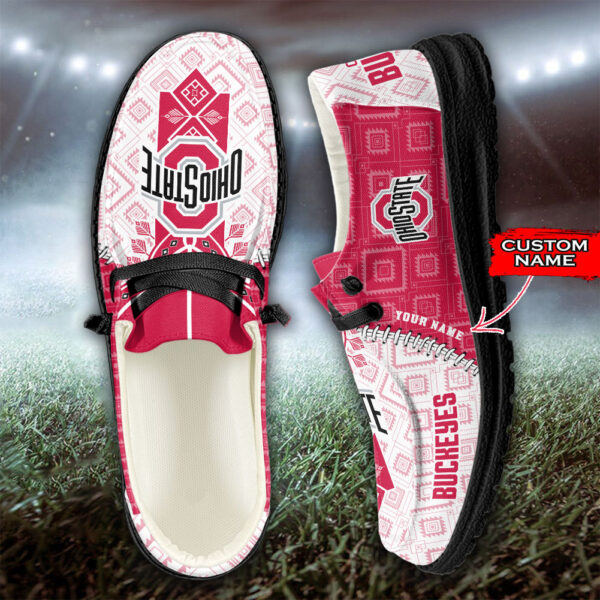 Tubopro Ohio State Buckeyes Personalized Hey Dude Shoes For Men And Women - Image 3