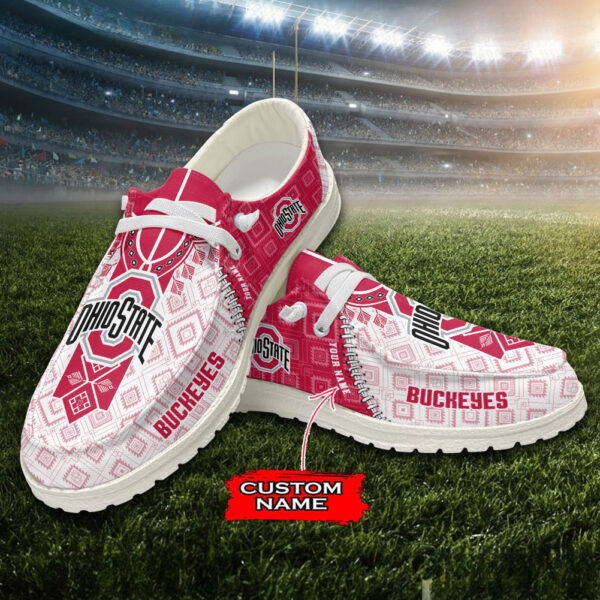 Tubopro Ohio State Buckeyes Personalized Hey Dude Shoes For Men And Women - Image 6