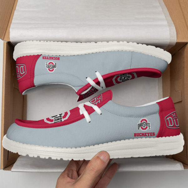 Tubopro Ohio State Buckeyes Personalized Hey Dude Shoes For Men And Women - Image 2