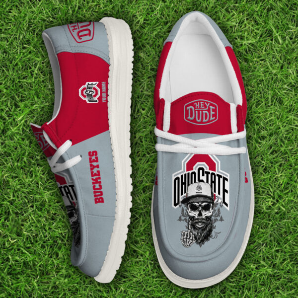 Tubopro Ohio State Buckeyes Personalized Hey Dude Shoes For Men And Women