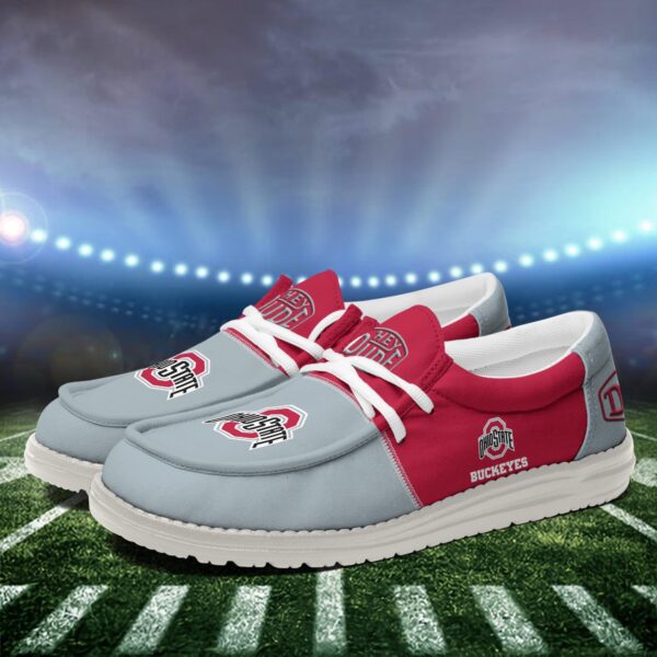 Tubopro Ohio State Buckeyes Personalized Hey Dude Shoes For Men And Women - Image 4