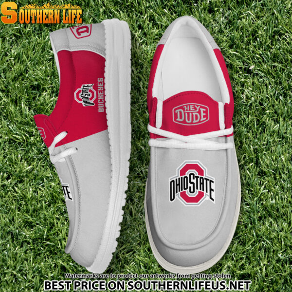 Tubopro Ohio State Buckeyes Personalized Hey Dude Shoes For Men And Women