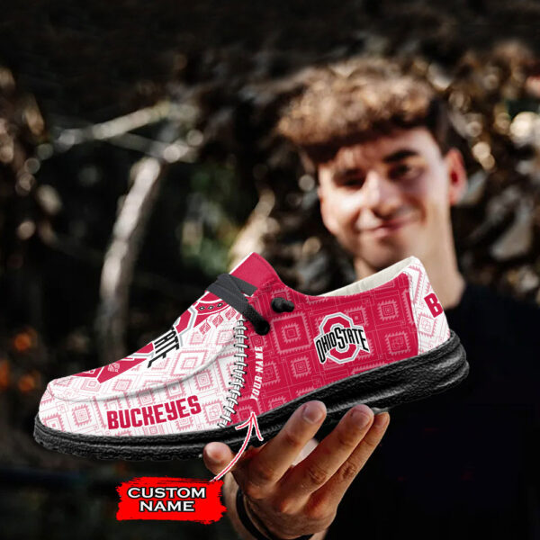 Tubopro Ohio State Buckeyes Personalized Hey Dude Shoes For Men And Women - Image 2