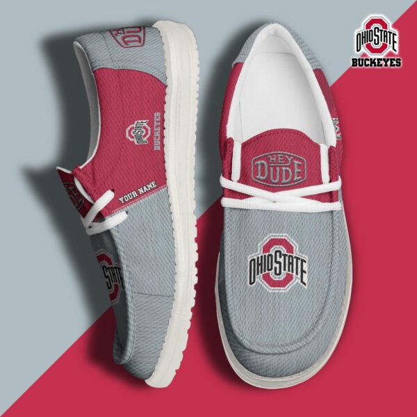 Tubopro Ohio State Buckeyes Personalized Hey Dude Shoes For Men And Women