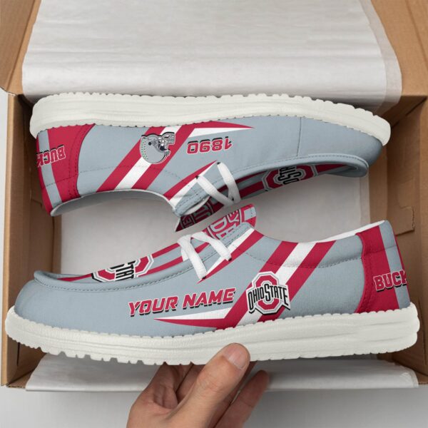 Tubopro Ohio State Buckeyes Personalized Hey Dude Shoes For Men And Women - Image 2