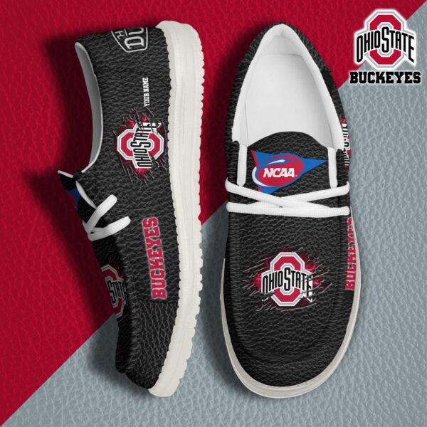 Tubopro Ohio State Buckeyes Personalized Hey Dude Shoes For Men And Women