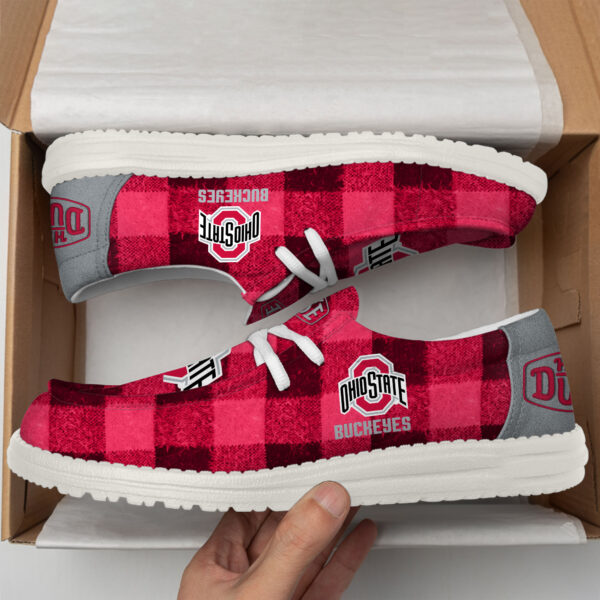 Tubopro Ohio State Buckeyes Personalized Hey Dude Shoes For Men And Women - Image 5