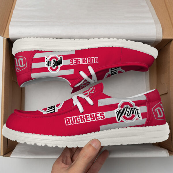 Tubopro Ohio State Buckeyes Personalized Hey Dude Shoes For Men And Women - Image 3