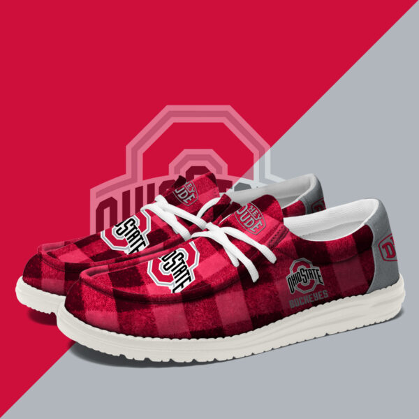 Tubopro Ohio State Buckeyes Personalized Hey Dude Shoes For Men And Women - Image 2
