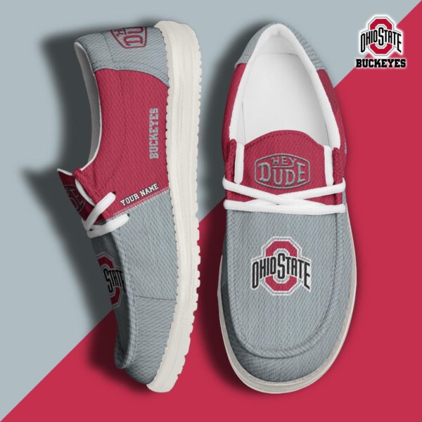 Tubopro Ohio State Buckeyes Personalized Hey Dude Shoes For Men And Women