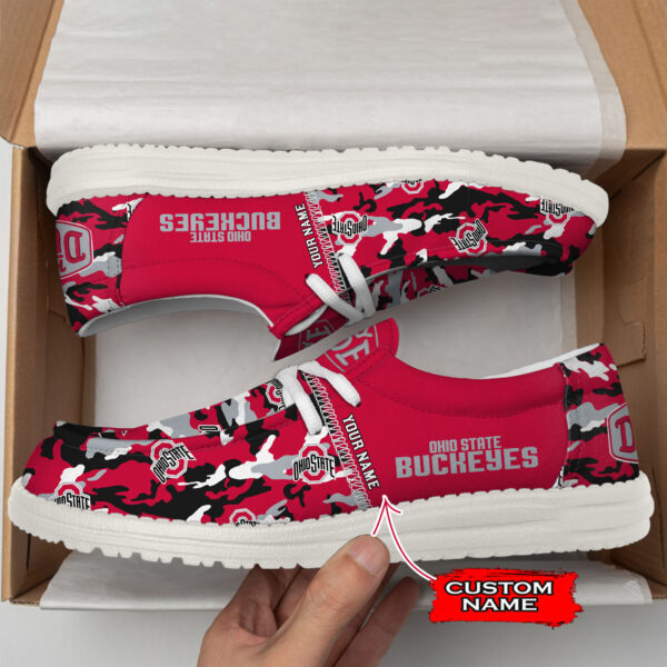 Tubopro Ohio State Buckeyes Personalized Hey Dude Shoes For Men And Women - Image 2