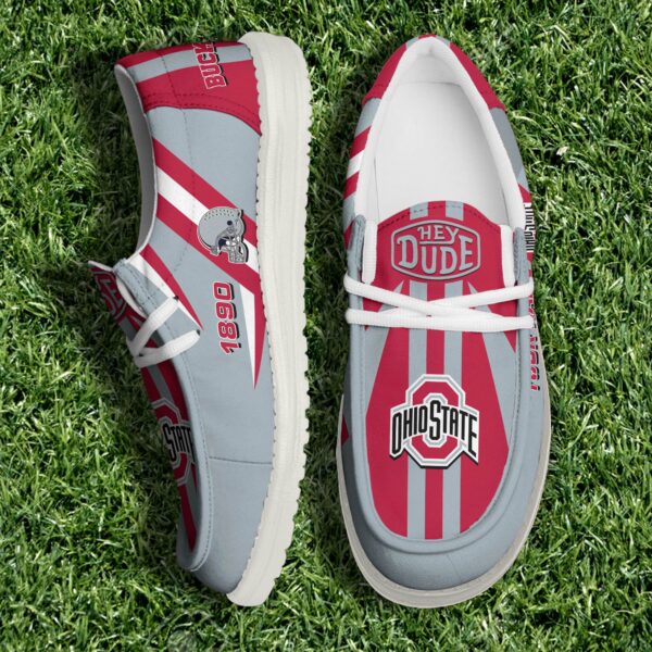 Tubopro Ohio State Buckeyes Personalized Hey Dude Shoes For Men And Women