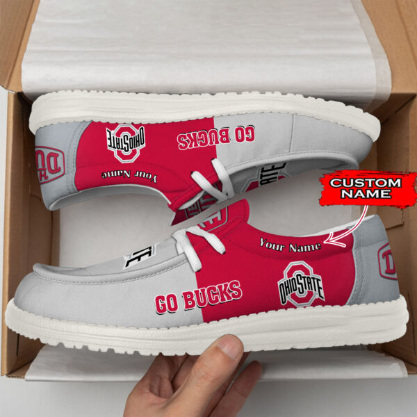 Tubopro Ohio State Buckeyes Personalized Hey Dude Shoes For Men And Women - Image 2