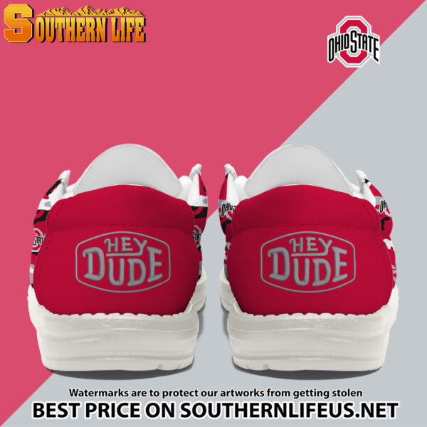 Tubopro Ohio State Buckeyes Personalized Hey Dude Shoes For Men And Women - Image 3