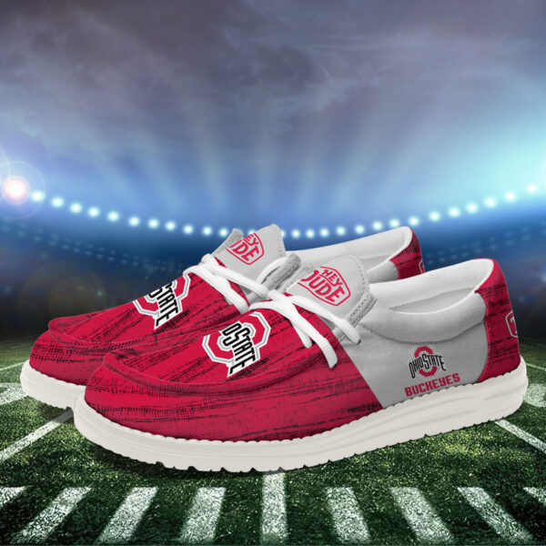 Tubopro Ohio State Buckeyes Personalized Hey Dude Shoes For Men And Women - Image 3