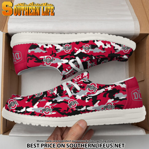 Tubopro Ohio State Buckeyes Personalized Hey Dude Shoes For Men And Women - Image 4