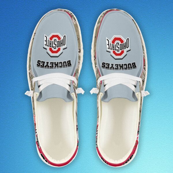 Tubopro Ohio State Buckeyes Personalized Hey Dude Shoes For Men And Women - Image 3