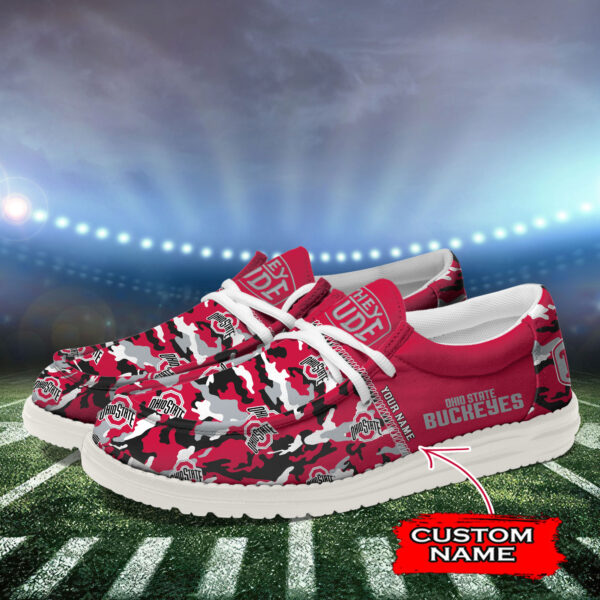 Tubopro Ohio State Buckeyes Personalized Hey Dude Shoes For Men And Women - Image 3