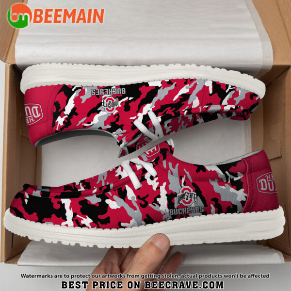 Tubopro Ohio State Buckeyes Personalized Hey Dude Shoes For Men And Women - Image 4