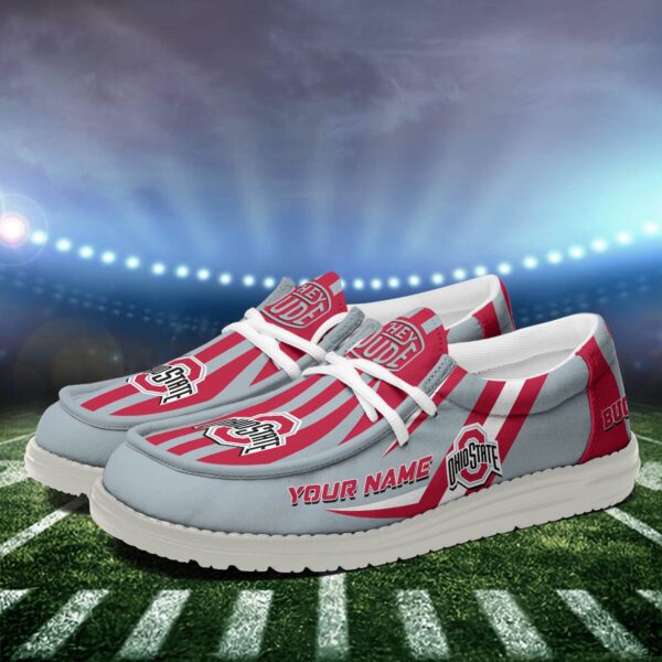 Tubopro Ohio State Buckeyes Personalized Hey Dude Shoes For Men And Women - Image 3