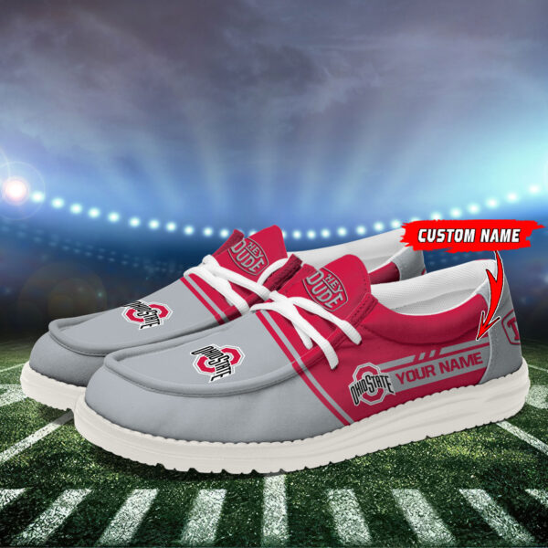 Tubopro Ohio State Buckeyes Personalized Hey Dude Shoes For Men And Women - Image 3