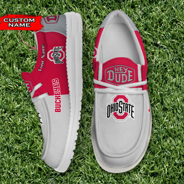 Tubopro Ohio State Buckeyes Personalized Hey Dude Shoes For Men And Women
