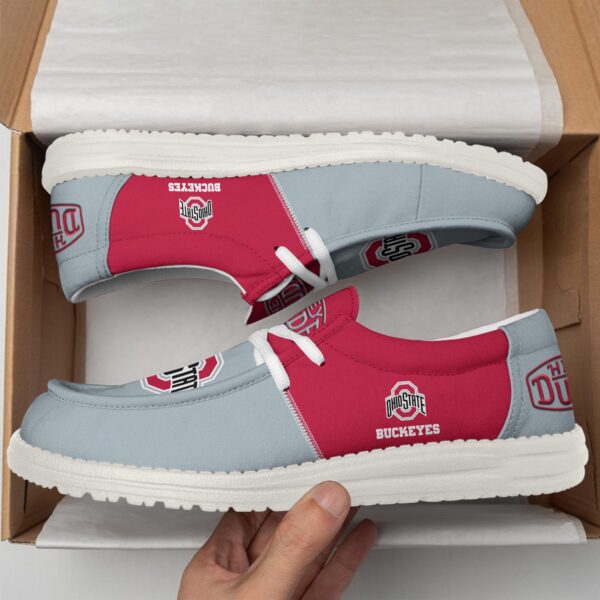 Tubopro Ohio State Buckeyes Personalized Hey Dude Shoes For Men And Women - Image 3