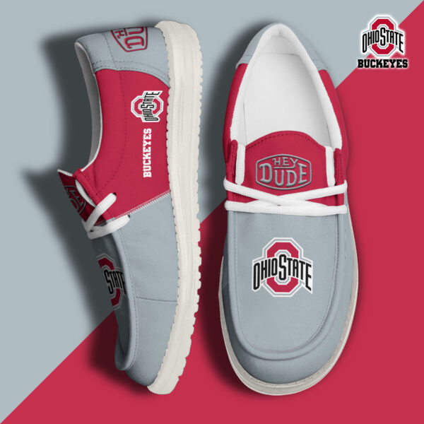 Tubopro Ohio State Buckeyes Personalized Hey Dude Shoes For Men And Women