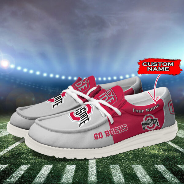 Tubopro Ohio State Buckeyes Personalized Hey Dude Shoes For Men And Women - Image 3