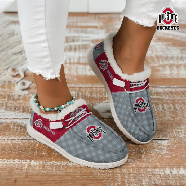 Tubopro Ohio State Buckeyes Personalized Hey Dude Shoes For Men And Women
