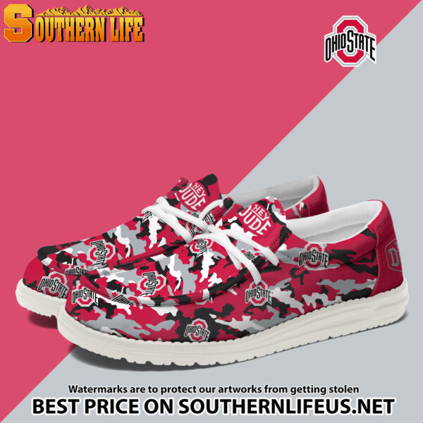 Tubopro Ohio State Buckeyes Personalized Hey Dude Shoes For Men And Women - Image 2